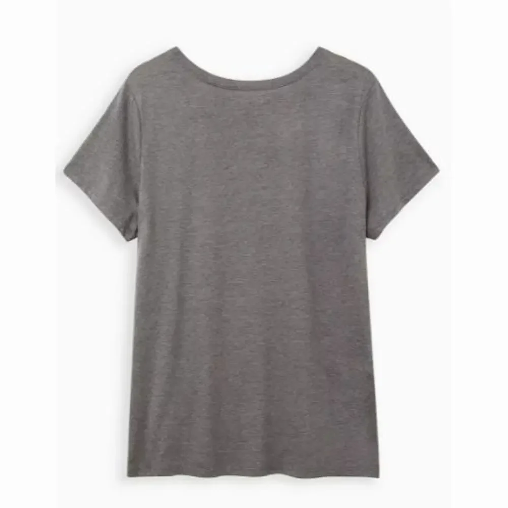 NWT Torrid Everyday Signature Jersey Knit Grey Mother T-Shirt Women's Size 2/2X